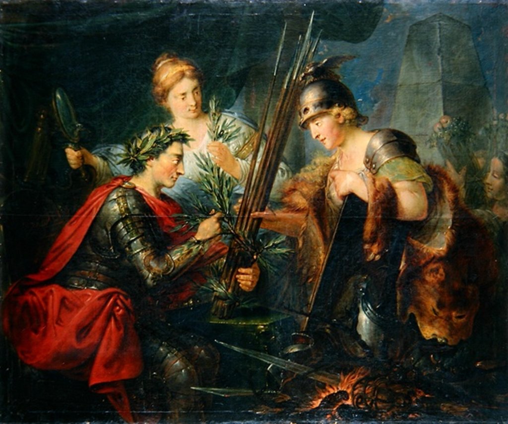 Detail of Frederick the Great creating the League of Princes by Christian Bernhard Rode