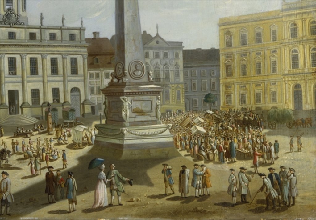 Detail of View of the Town Hall, Potsdam by School German