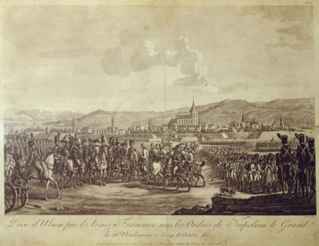Detail of The Capitulation of Ulm in October 1805 by French School