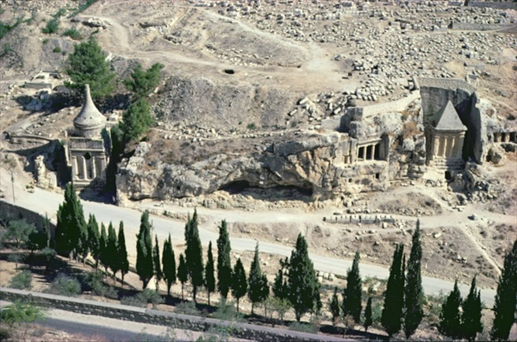 Detail of Kidron Valley at the foot of the Mount of Olives by Anonymous