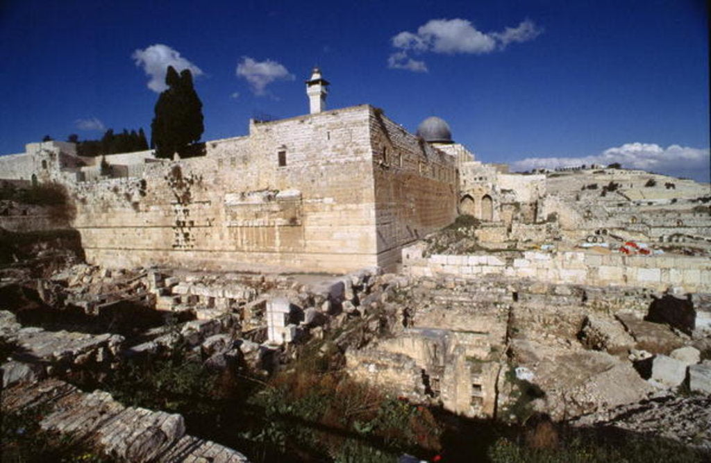 Detail of Temple Mount by Anonymous
