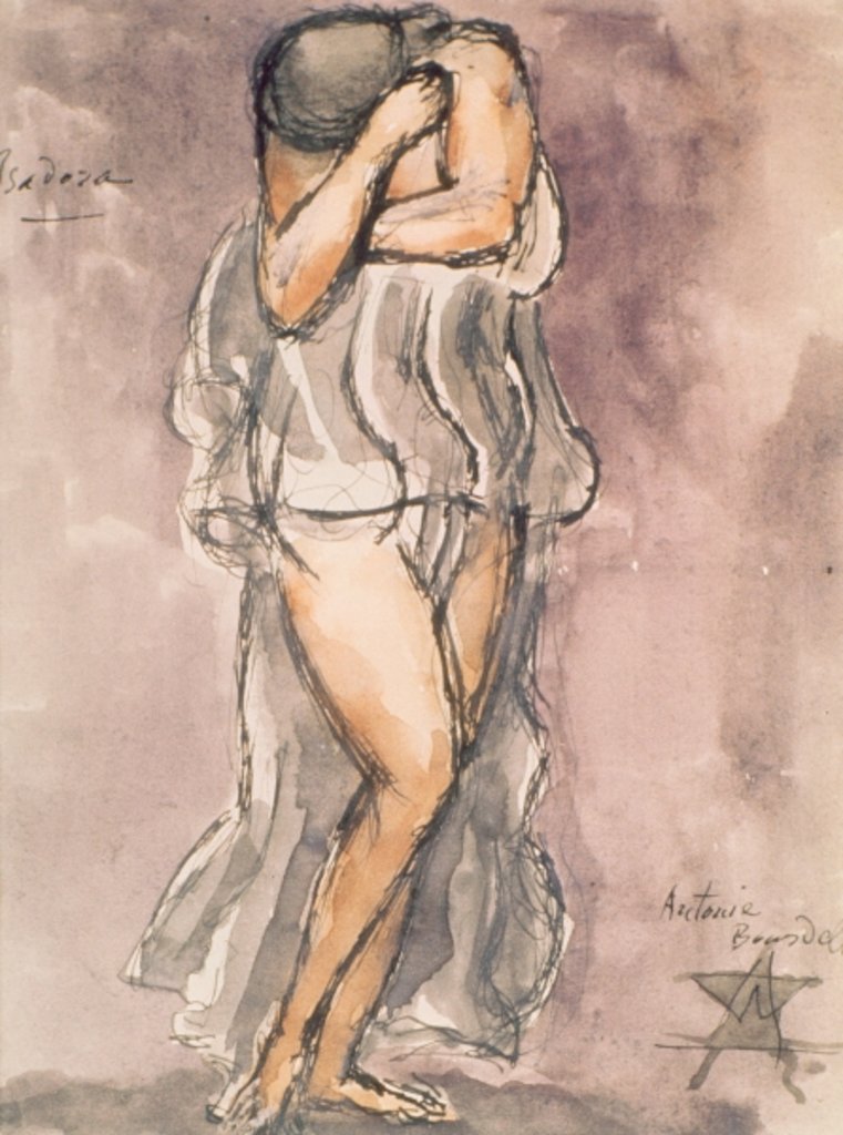 Detail of Isadora Duncan by Emile-Antoine Bourdelle