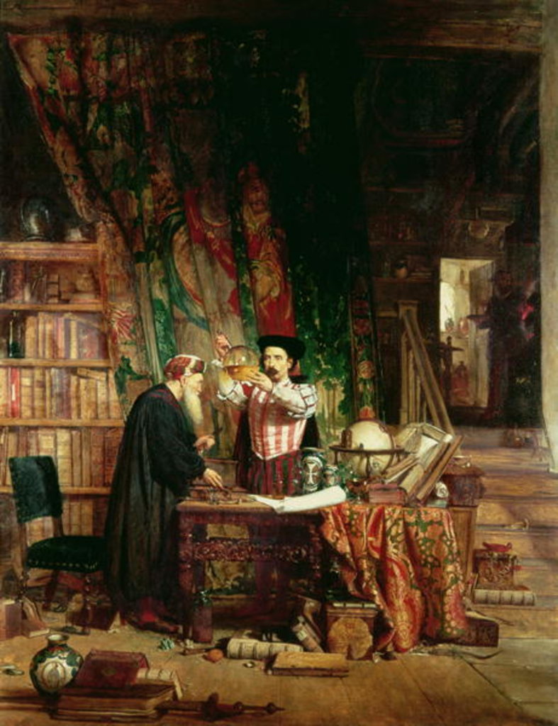 Detail of The Alchemist, 1853 by William Fettes Douglas