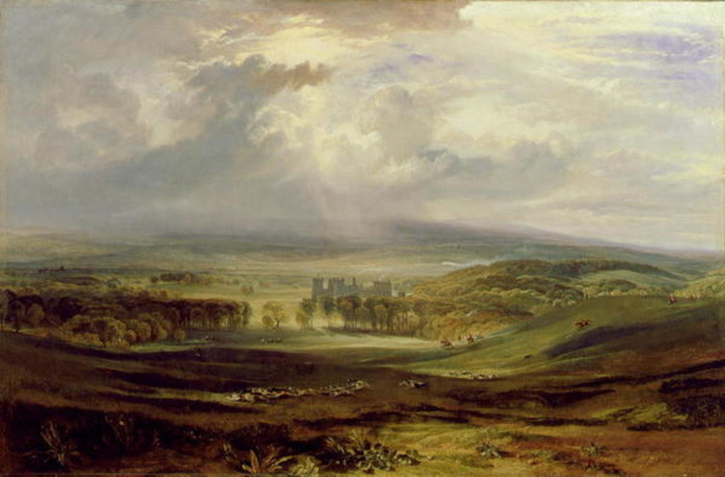 Detail of Raby Castle, the Seat of the Earl of Darlington, 1817 by Joseph Mallord William Turner