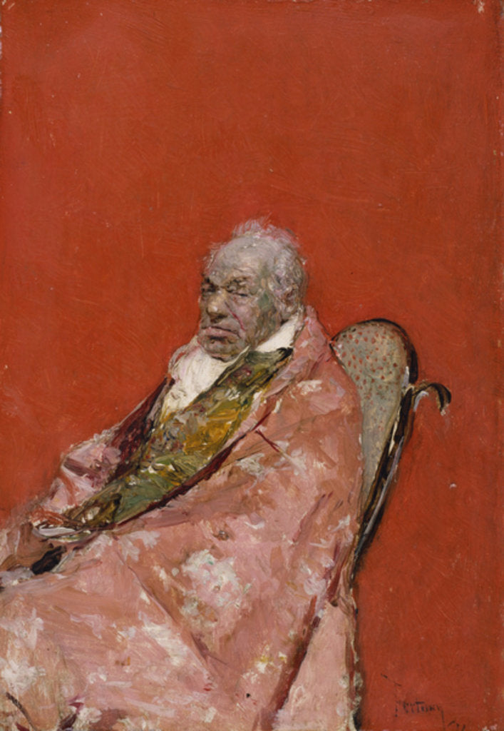 Detail of An Ecclesiastic, c.1874 by Mariano José María Bernardo Fortuny y Carbó