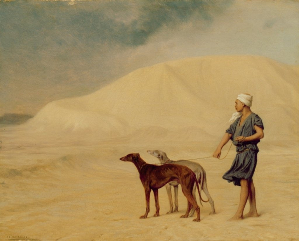 Detail of In the Desert by Jean Leon Gerome