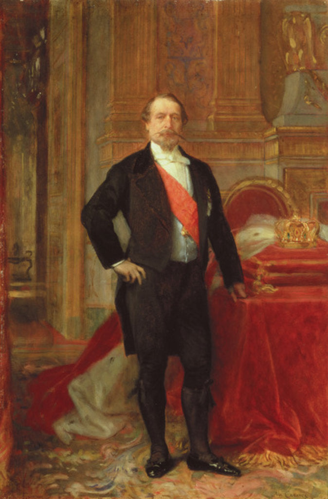 Detail of Napoleon III, c.1865 by Alexandre Cabanel