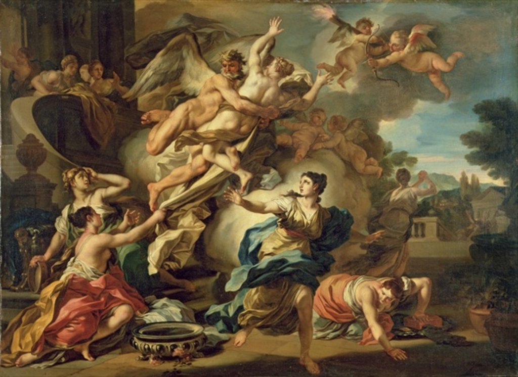 Detail of Abduction of Orithyia by Francesco Solimena