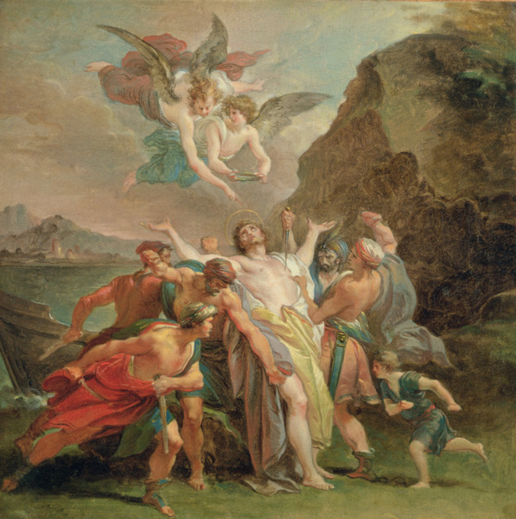 Detail of The Martyrdom of the Blessed Signoretto Alliata, c.1794-6 by Giuseppe Cades