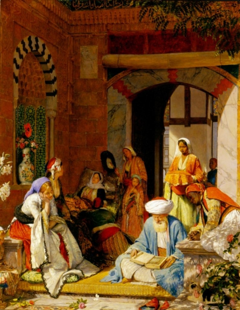 Detail of And the Prayer of Faith Shall Save the Sick by John Frederick Lewis