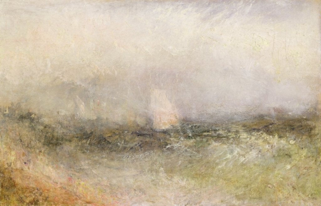 Detail of Off the Nore: Wind and Water, 1840-5 by Joseph Mallord William Turner