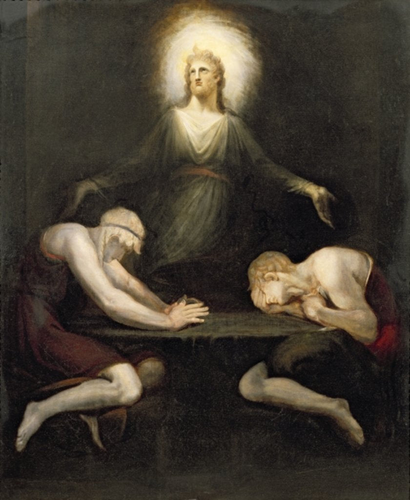 Detail of The Appearance of Christ at Emmaus, 1792 by Henry Fuseli