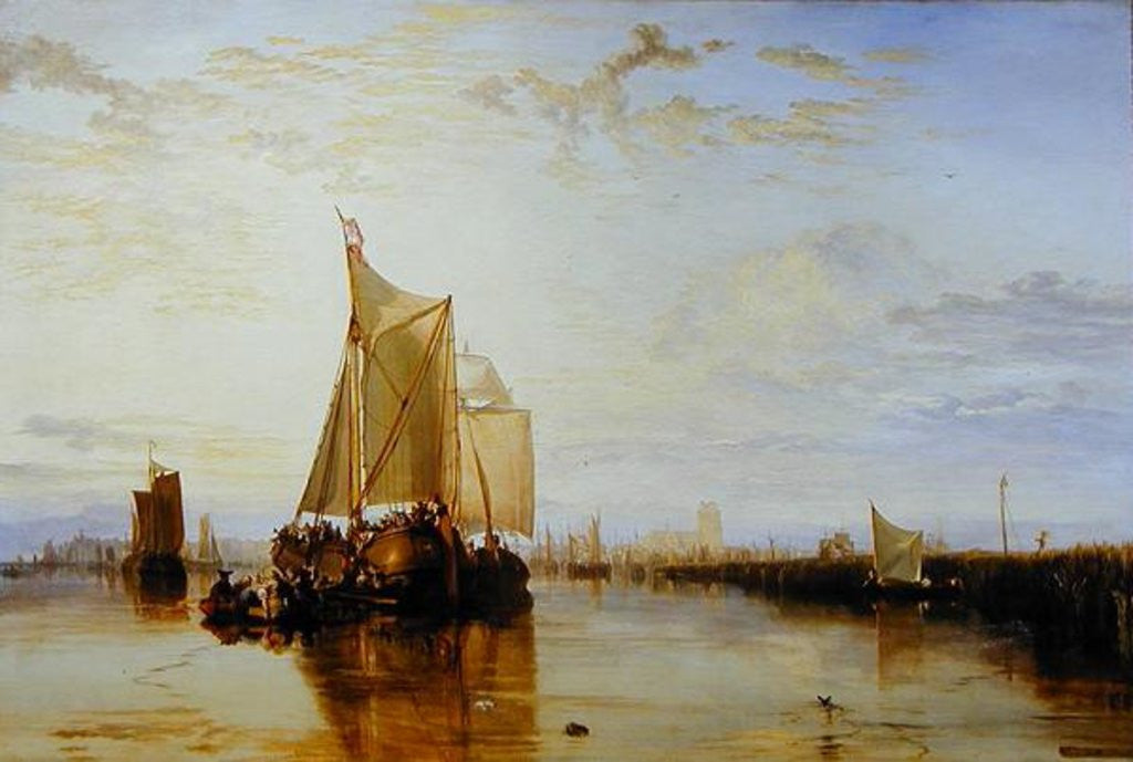 Detail of Dort or Dordrecht: The Dort Packet-Boat from Rotterdam Becalmed by Joseph Mallord William Turner