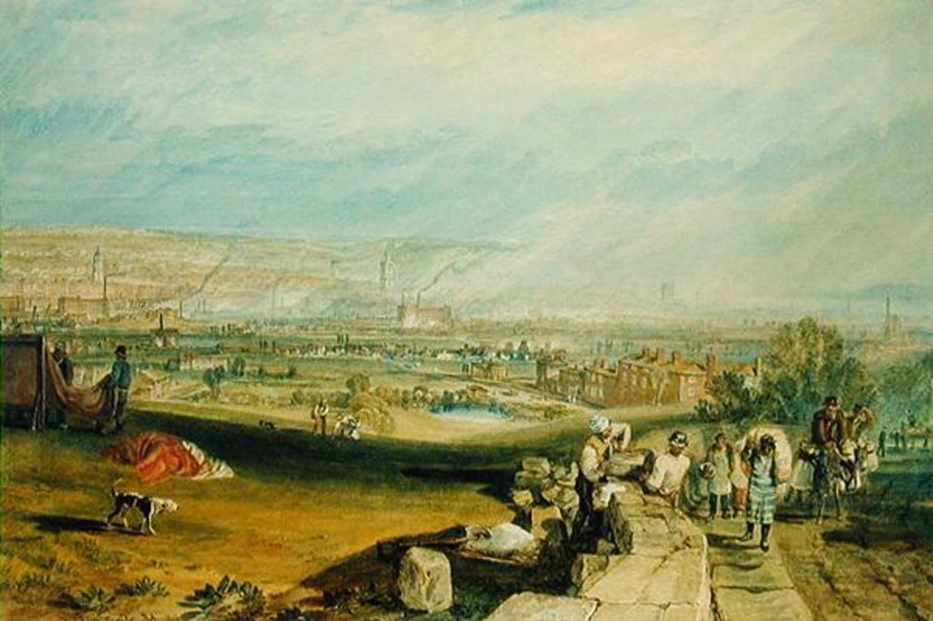 Detail of Leeds by Joseph Mallord William Turner