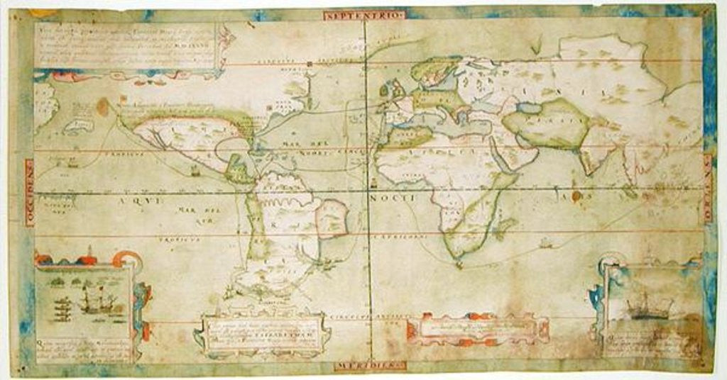 Detail of A True Description of the Naval Expedition of Francis Drake by Sir Francis Drake