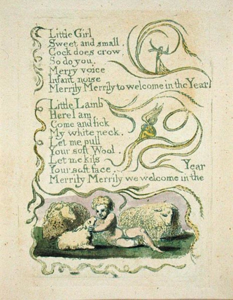 Detail of Spring by William Blake