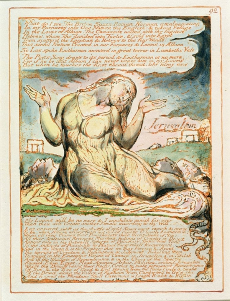 Detail of What do I See!... by William Blake