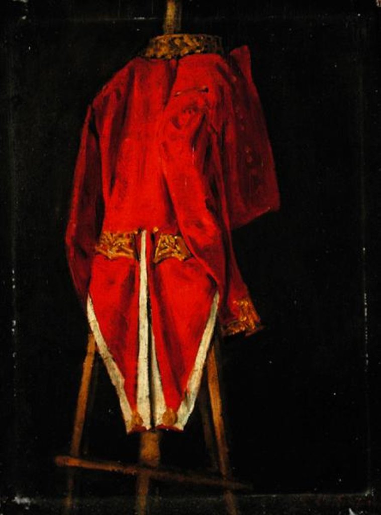 Detail of Study of a Coat belonging to John Fane 11th Earl of Westmorland by Joseph Edgar Boehm
