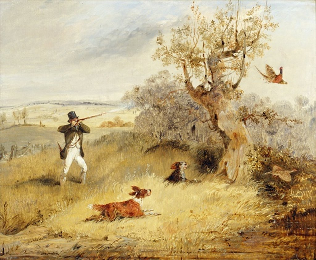 Detail of Pheasant Shooting by Henry Thomas Alken