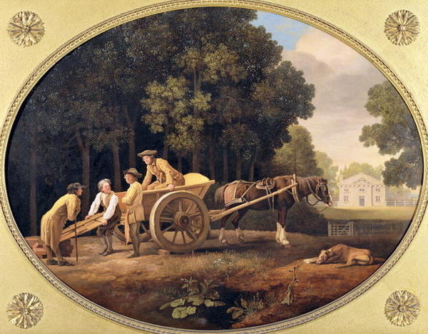 Detail of Labourers, 1781 by George Stubbs