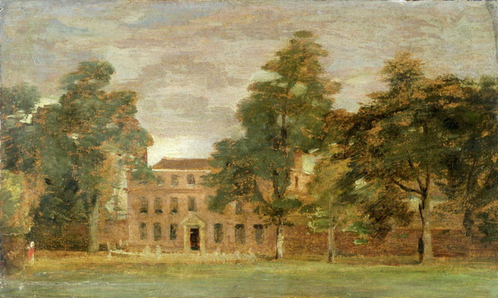 Detail of West Lodge, East Bergholt by John Constable