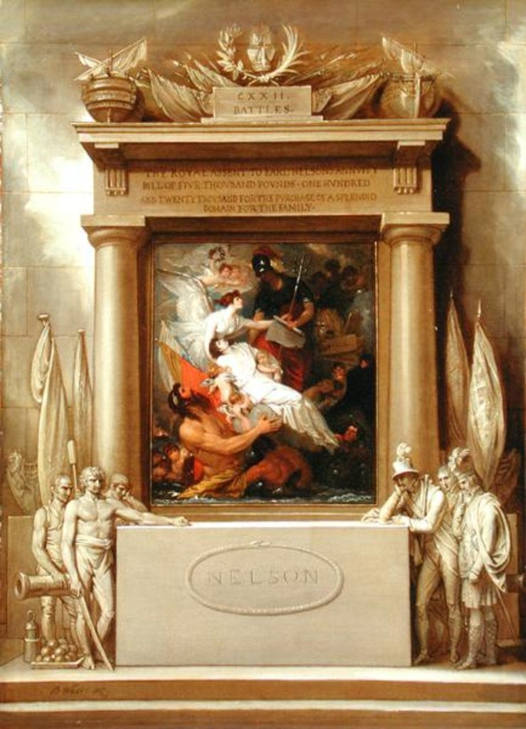 Detail of Project for a Monument, 'The Apotheosis of Nelson' by Benjamin West