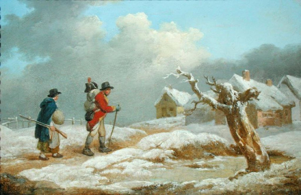 Detail of A Soldier's Return by George Morland