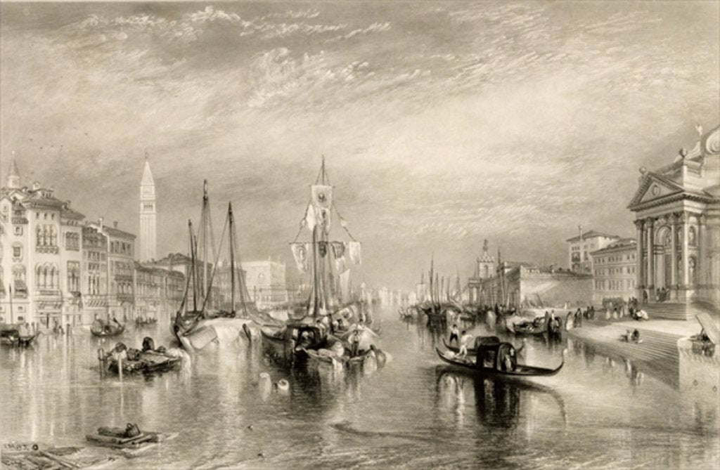 Detail of The Grand Canal, Venice by Joseph Mallord William Turner