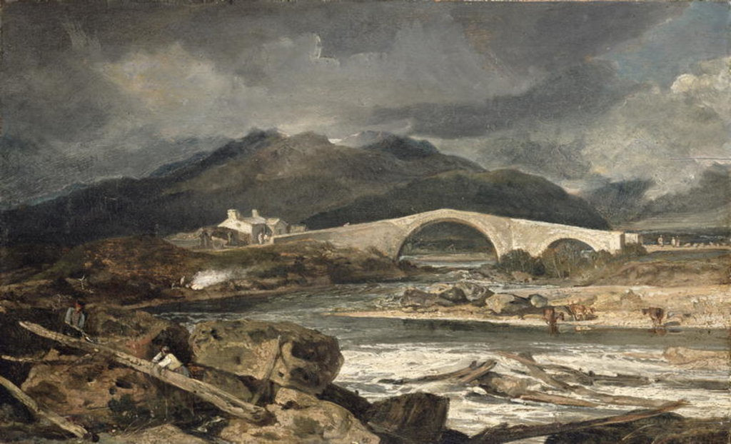 Detail of Tummel Bridge, Perthshire, c.1801-03 by Joseph Mallord William Turner