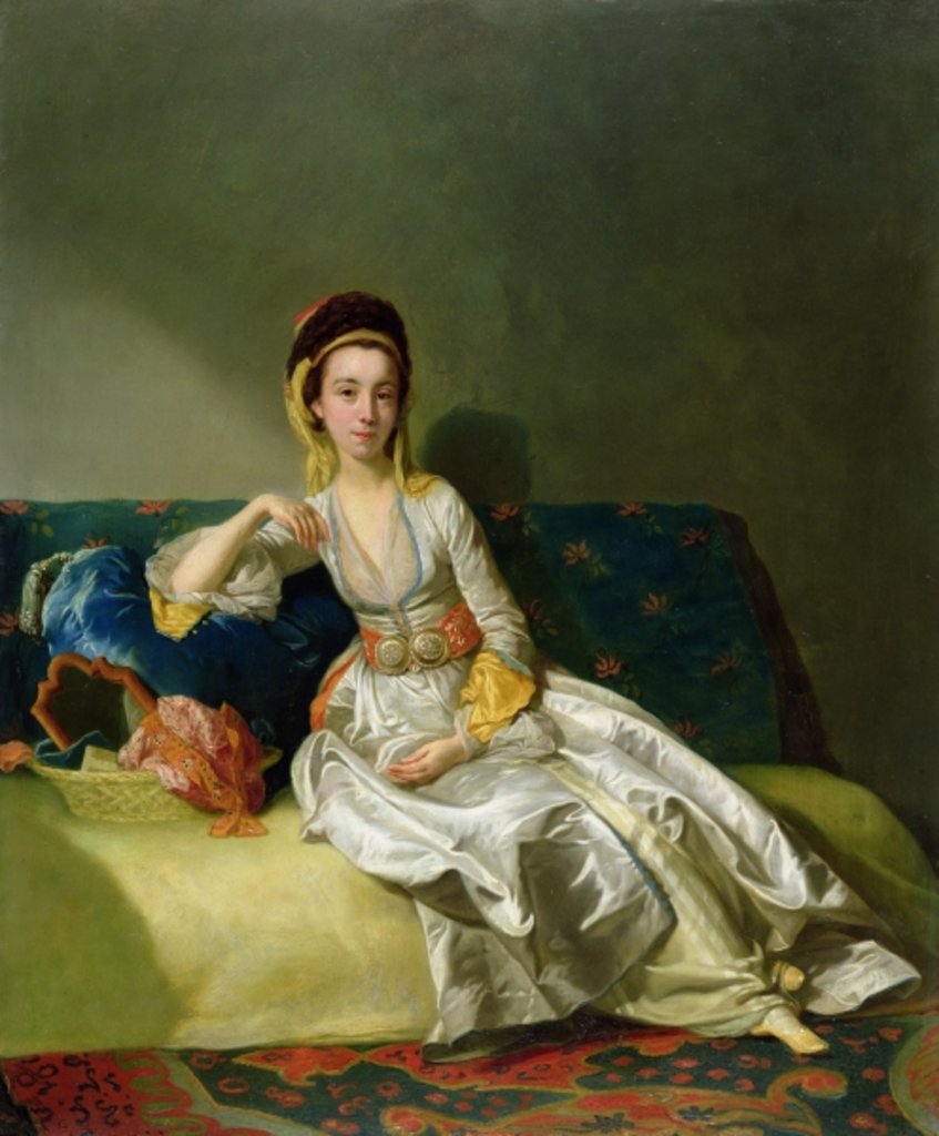 Detail of Nancy Parsons in Turkish Dress, c.1771 by George Willison