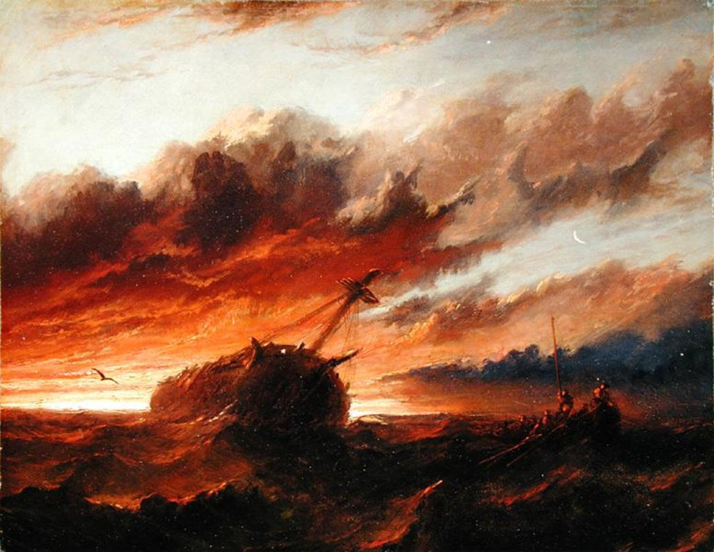 Detail of Shipwreck by Francis Danby