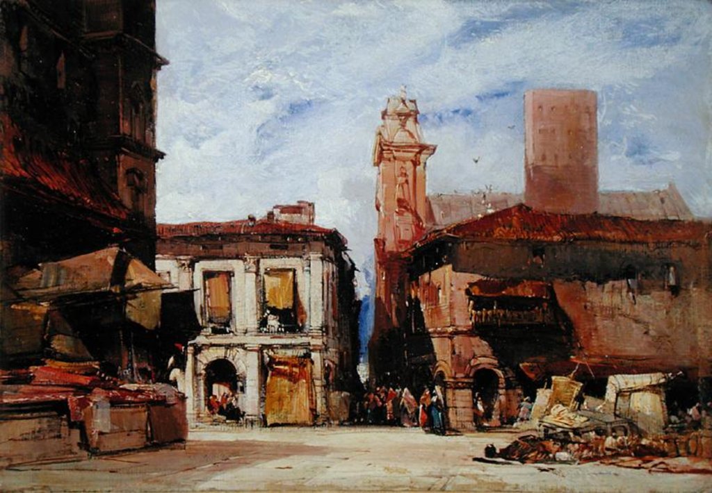 Detail of Bologna, c.1826 by English School