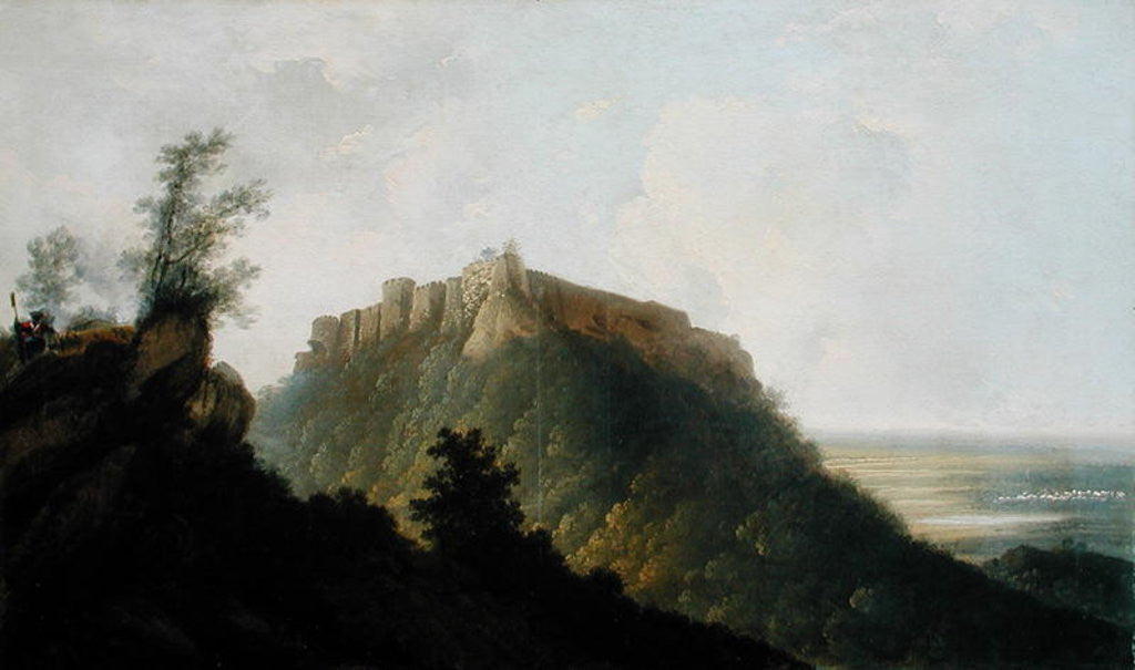 Detail of The Fort of Bidjegur by William Hodges