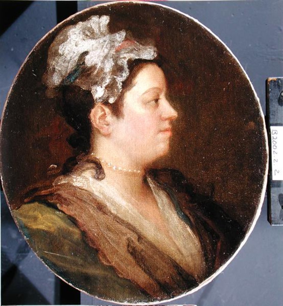Detail of Mary Hogarth, c.1740 by William Hogarth