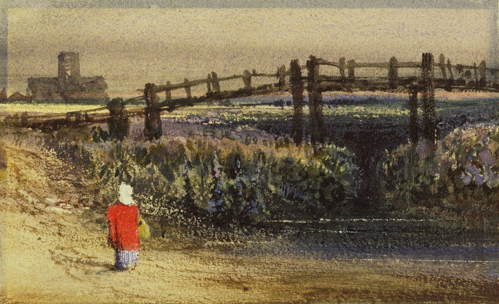 Detail of The Footbridge by Thomas Shotter Boys