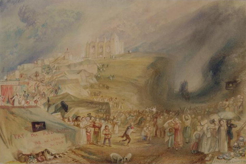 Detail of St. Catherine's Hill, Guildford, Surrey, 1830 by Joseph Mallord William Turner