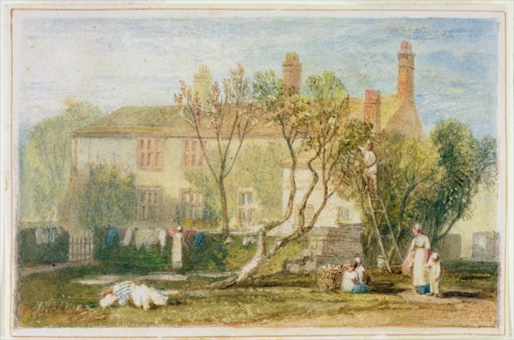 Detail of Steeton Manor House, near Farnley, c.1815-18 by Joseph Mallord William Turner