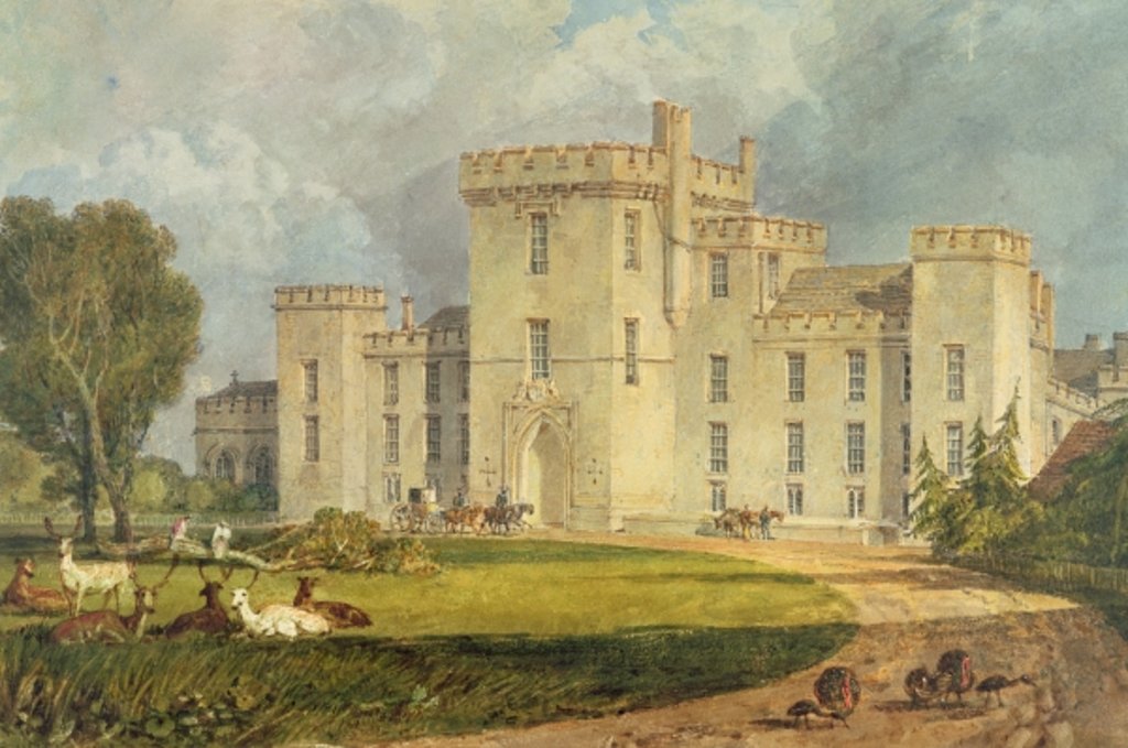 Detail of View of Hampton Court from the North-west, c.1806 by Joseph Mallord William Turner