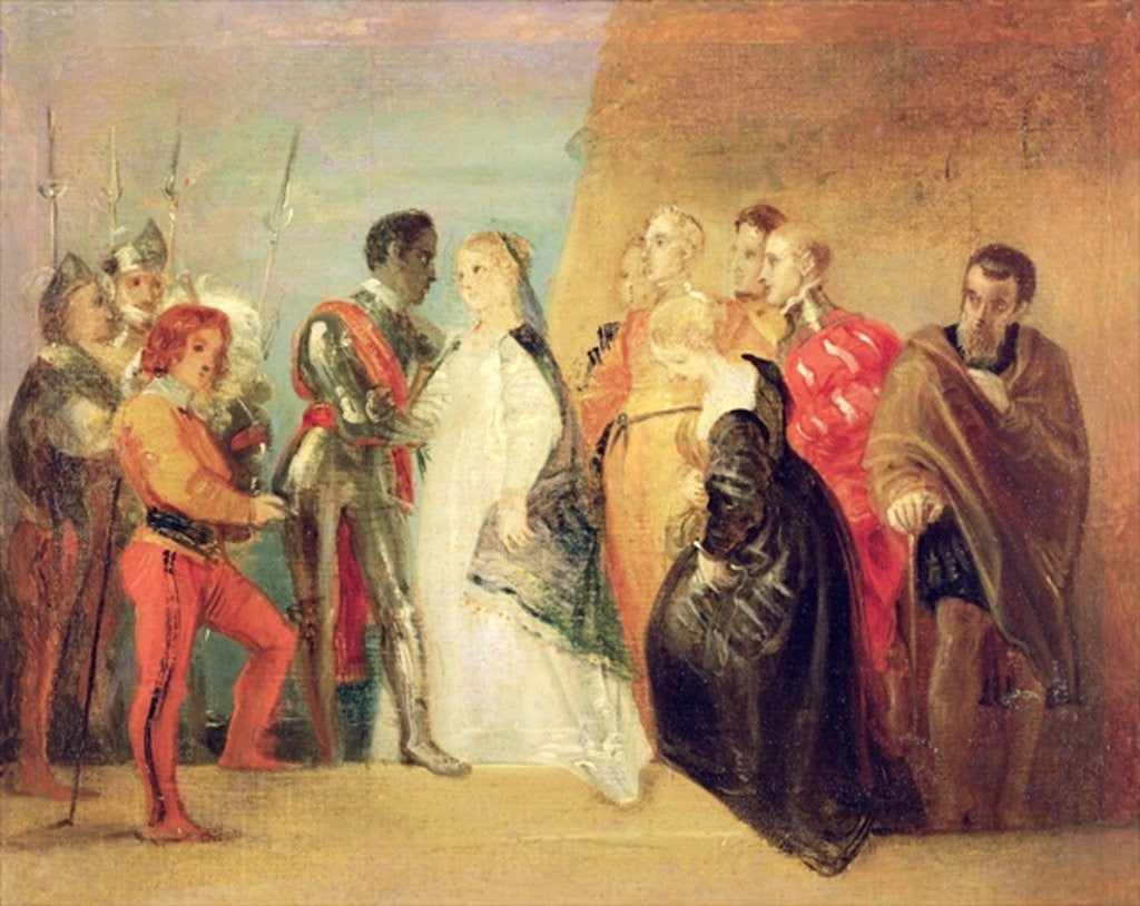 Detail of The Return of Othello, Act II, Scene ii from 'Othello' by Thomas Stothard