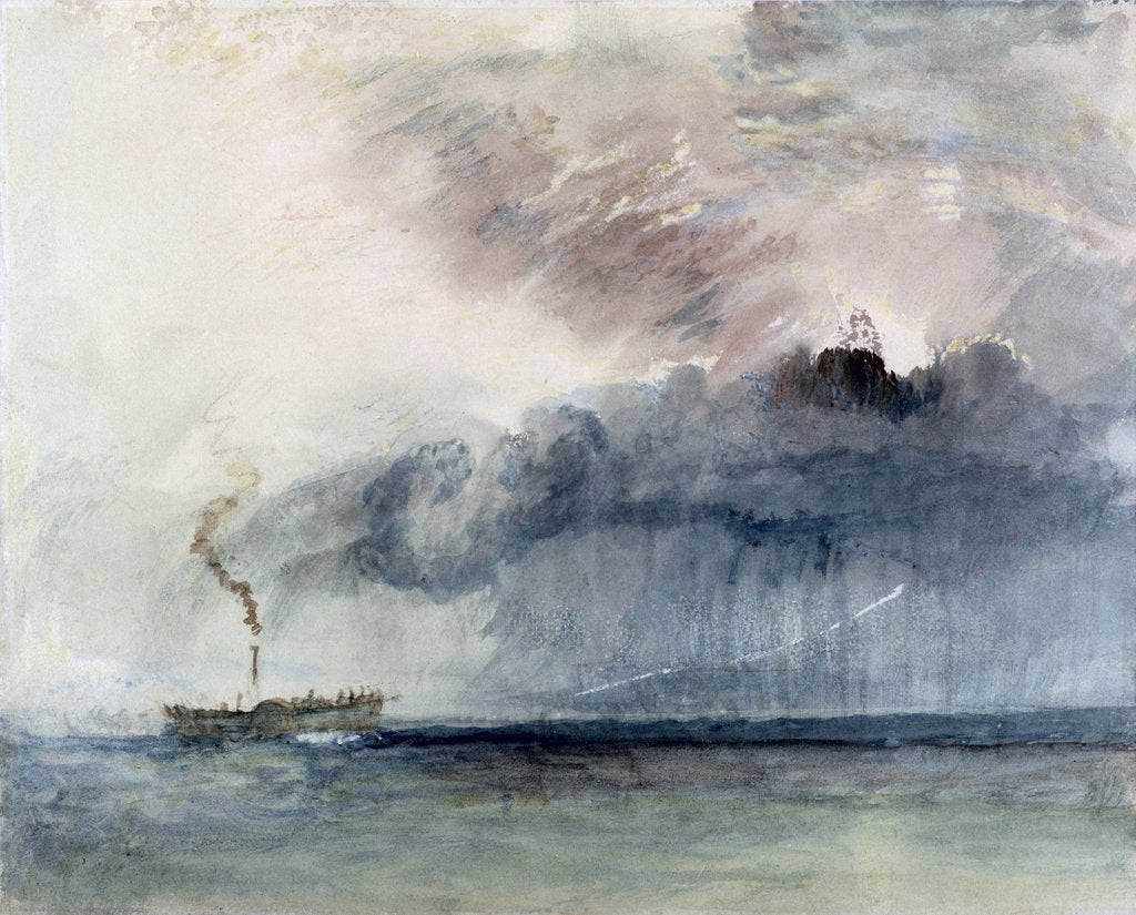 Detail of Steamboat in a Storm, c.1841 by Joseph Mallord William Turner