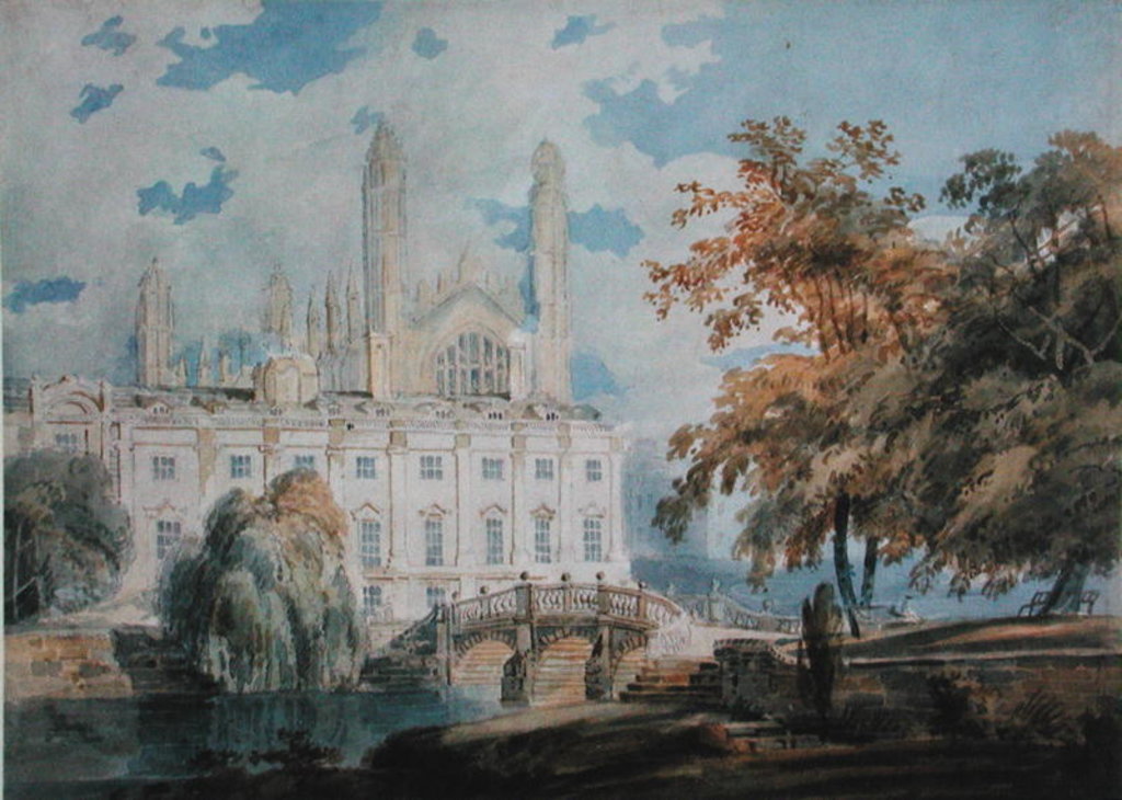 Detail of Clare Hall and the West End of King's College Chapel, Cambridge by Joseph Mallord William Turner