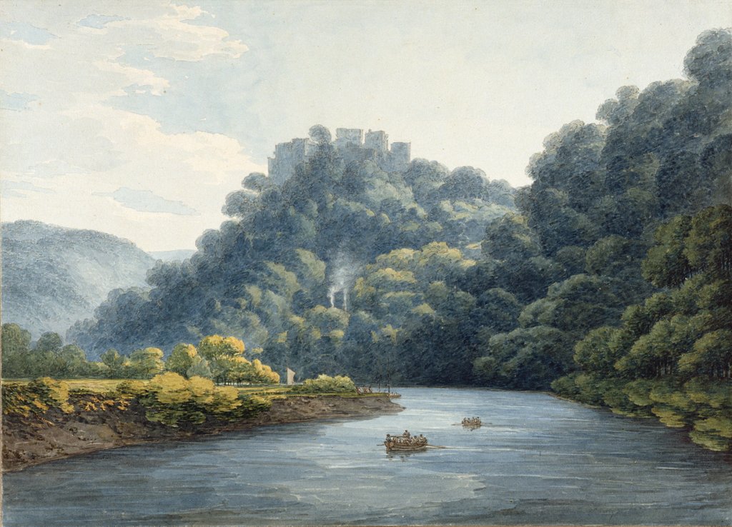 Detail of Goodrich Castle on the Wye by Thomas Hearne