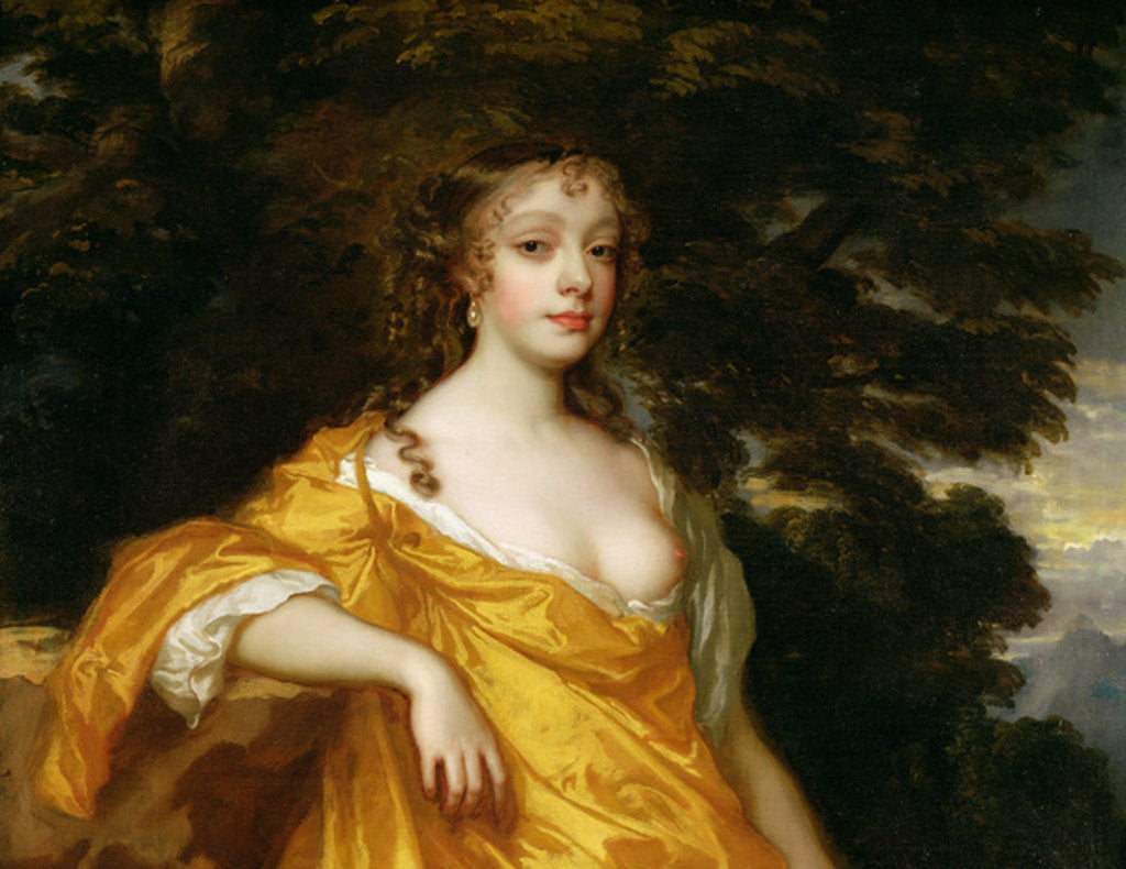 Detail of Diana Kirke, Later Countess of Oxford, c.1665-70 by Peter Lely