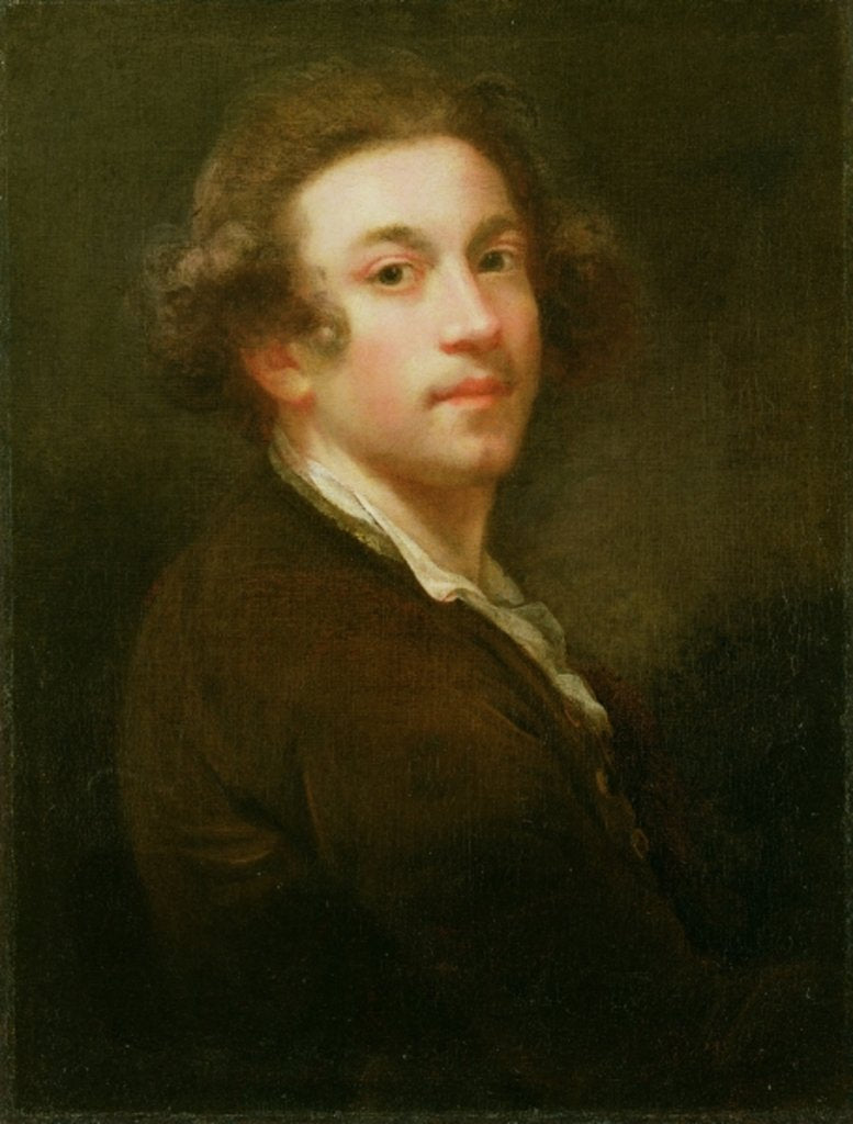 Detail of Self Portrait, Looking over Right Shoulder by Joshua Reynolds