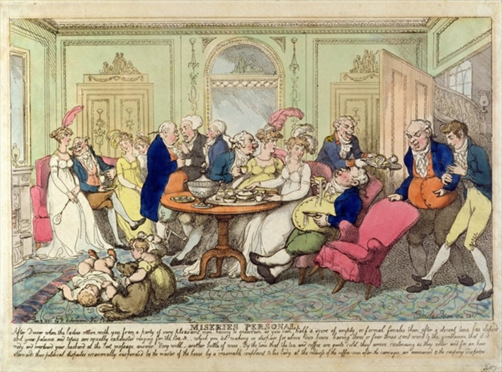 Detail of Miseries Personal by Thomas Rowlandson