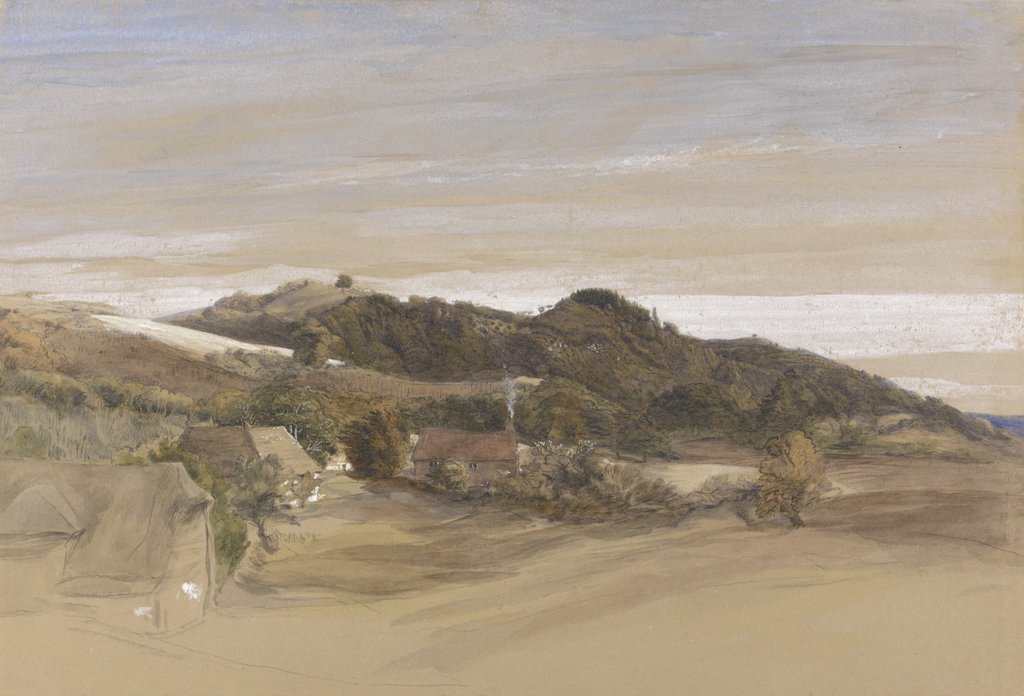 Detail of Underriver Hills, Near Sevenoaks, Kent by Samuel Palmer