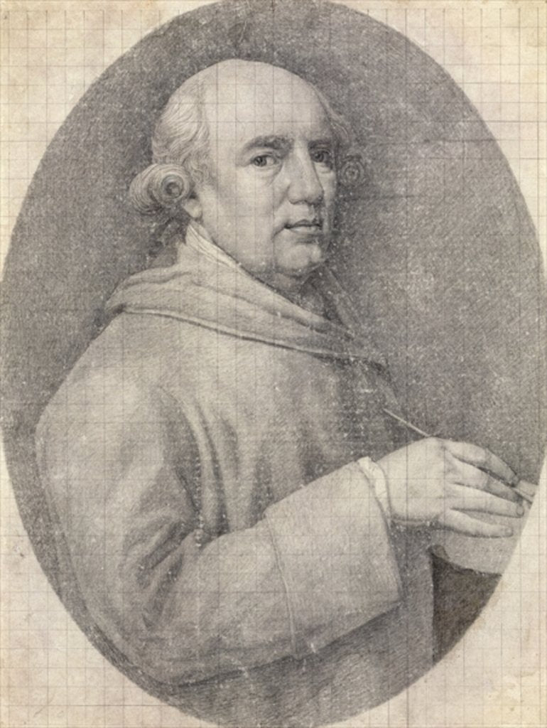 Detail of Study for a Self Portrait in Enamel, 1781 by George Stubbs