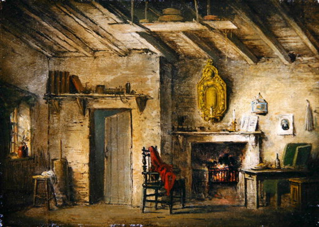 Detail of The Deans' Cottage by Alexander Nasmyth