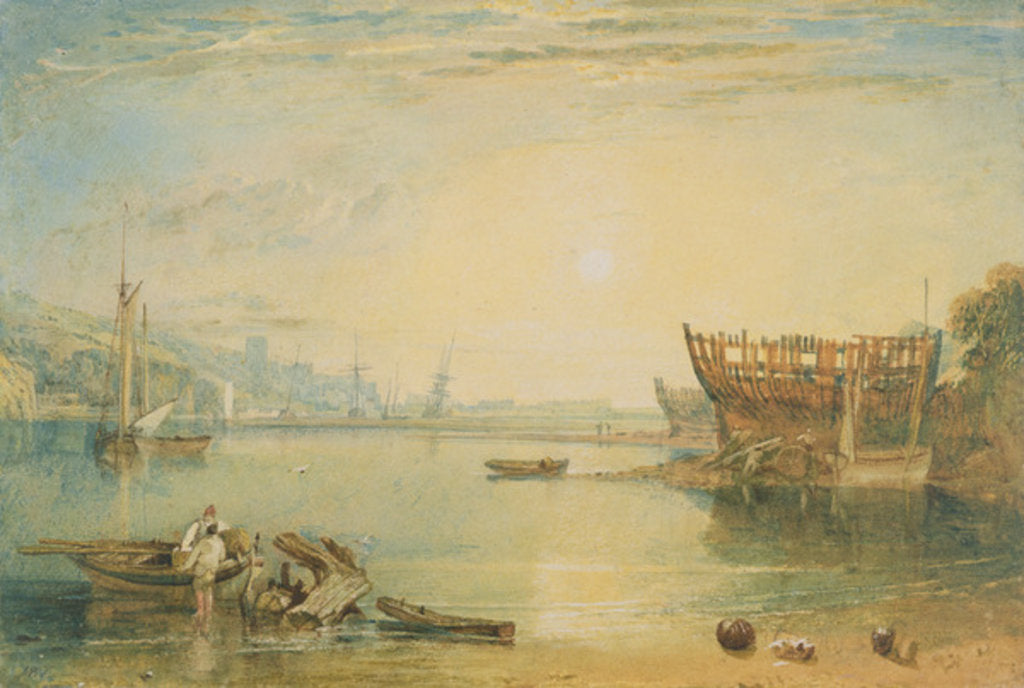 Detail of Teignmouth, Devonshire by Joseph Mallord William Turner