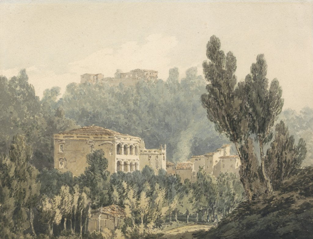 Detail of In the Valley near Vietri, c.1794 by Joseph Mallord William Turner